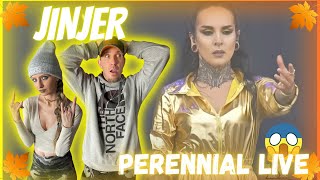 LYRIC OBSESSED COUPLE REACTS TO PERENNIAL LIVE BY JINJER | FIRST TIME HEARING JINJER, PERENNIAL LIVE
