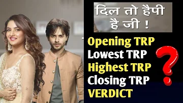 Dil Toh Happy Hai Ji Serial Opening TRP, Highest TRP, Closing TRP, lowest TRP, Star Casts, Star Plus