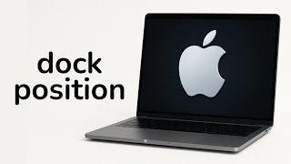 How to Change Dock Position on MacBook (tutorial)