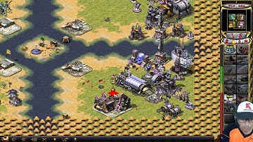 Red Alert 2: NO MUSIC Gameplay | Funny Big Map 4x Online Multiplayer | Kikematamitos