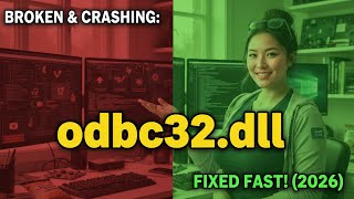 odbc32.dll Not Found? Fix Database Errors!