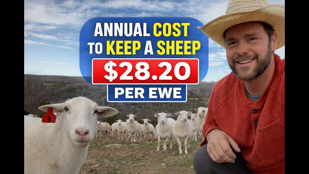 Годовые затраты на содержание овцы — в расчете на одну овцу.