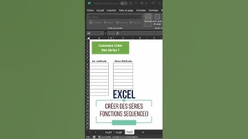 Excel Create Series | SEQUENCE() function