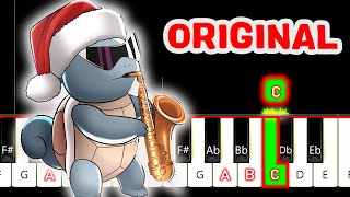 Saxophone Squirtle | Epic Sax Guy Original Song PIANO Tutorial #saxo #squirtle Resimi