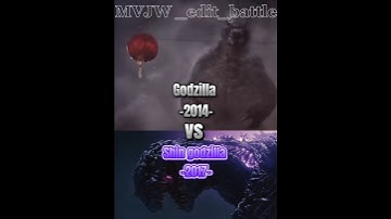 Godzilla vs shin godzilla #1v1 #godzilla #edit #battle