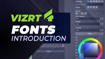 Vizrt 4 Fonts Introduction Tutorial