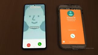 Miui 11+Nokia 5 fake call on Samsung Galaxy A51+Note 2 Incoming call