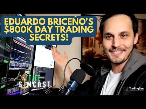 SimCast Ep. 14 - Eduardo Briceńo shares his $800k secrets | Tradingsim.com - video from Tradingsim