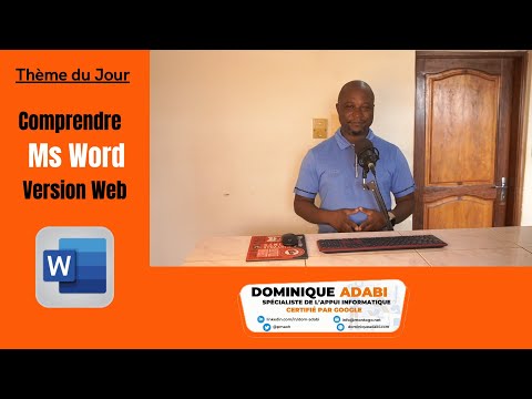 Comprendre MS Word : Version Web