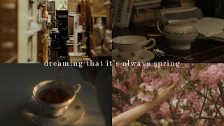 It's teatime, my clowns (also flea-market adventures & cherry blossoms): cinematic cottagecore vlog