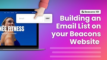 How to Build an Email List Through Your Beacons Website! (Email Marketing Tutorial)