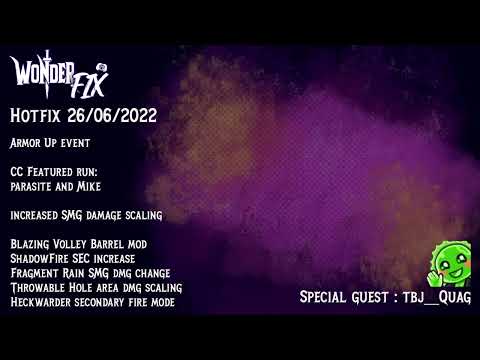 WonderFix Episode 1 - Hotfix 26/05/2022