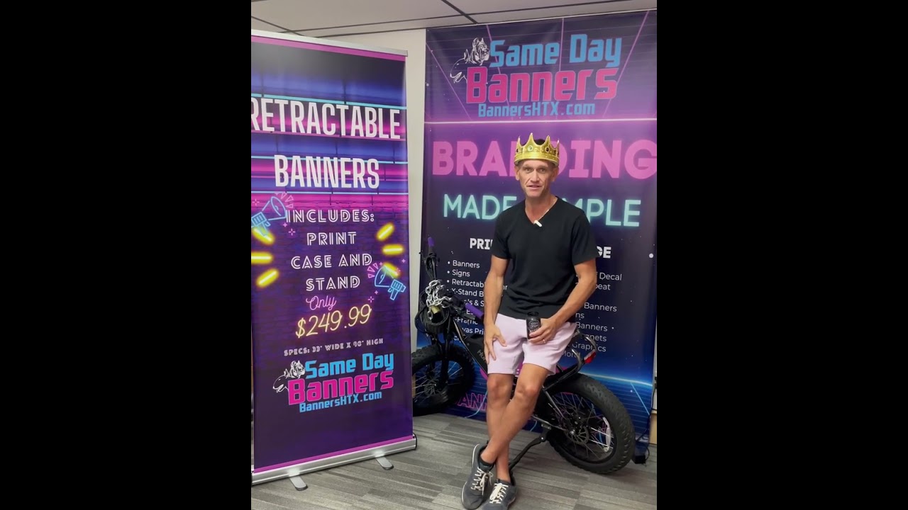 Same Day Banners Houston Texas - Get To Know Us from the Banner King of Houston