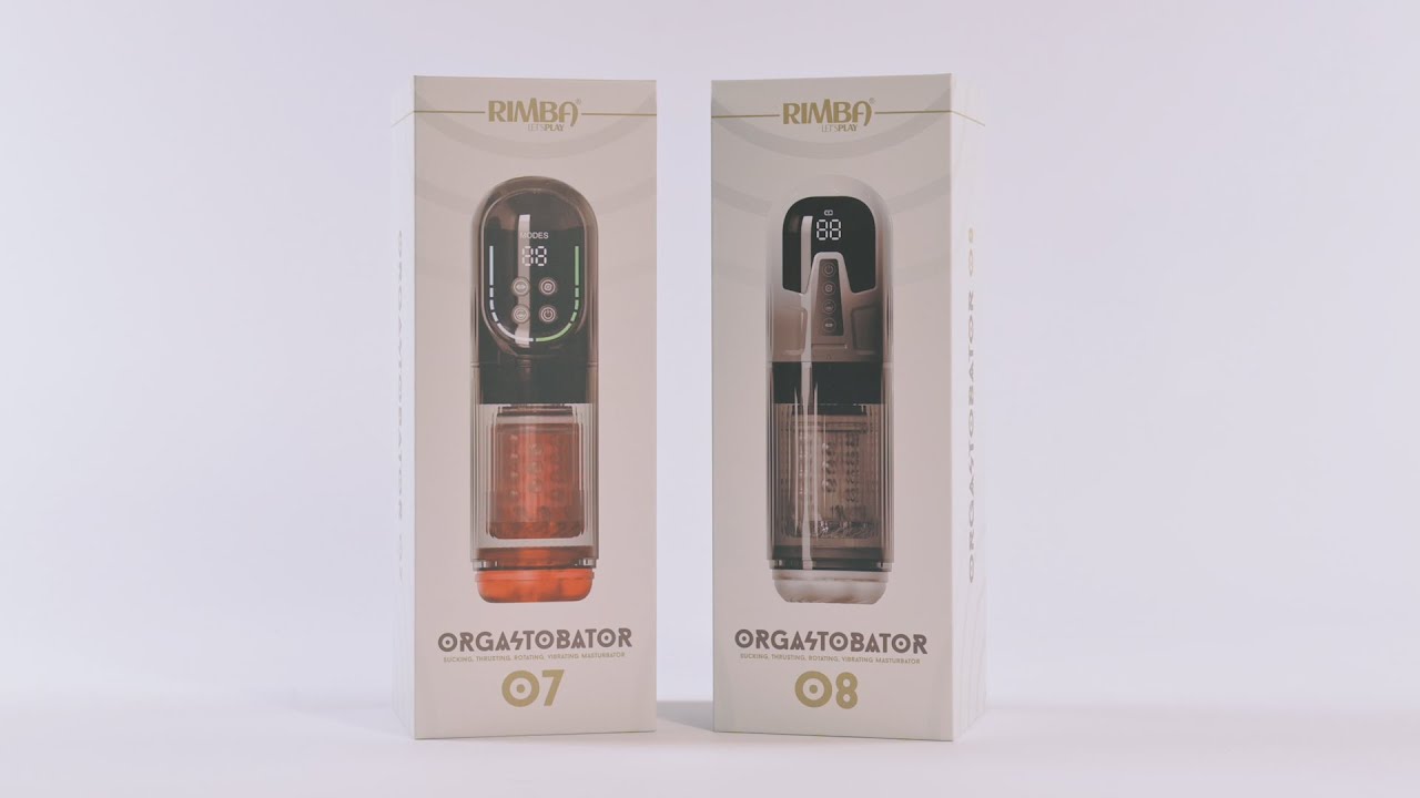 Rimba Toys – Orgastobator 08 Masturbator für Männer – Schwarz & Transparent