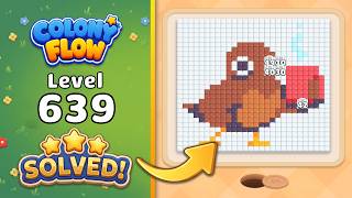 Colony Flow! - Level 639 Walkthrough 🧩 | Solution & Gameplay (ABI GAMES) 🐜