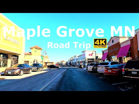 Maple Grove Minnesota 🇺🇸 Road Trip 4K