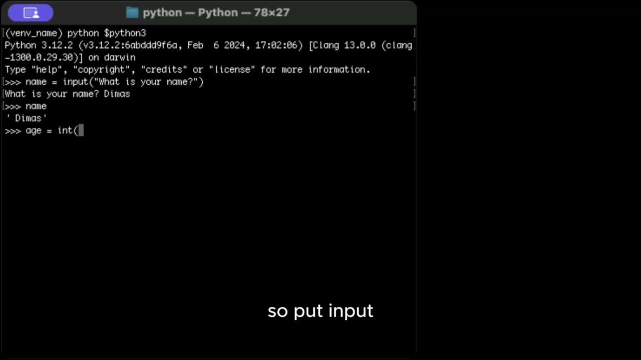 Python Inputs - Decoding Code - YouTube