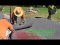How hard is stamping concrete????  part 1