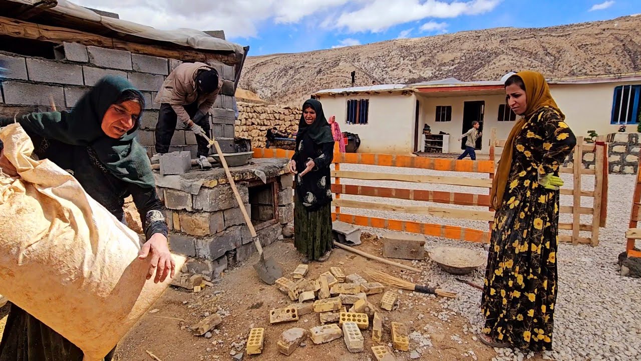 rural life .  Village women in Iran are preparing for Nowru