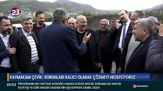 MİLLETVEKİLİ AÇIKKAPI VE KAYMAKAM ÇEVİK, PALU GÖKDERE’DE