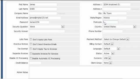 1 - How to add a new client in WHMCS