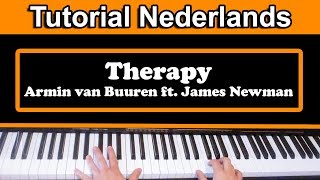 Piano Tutorial Therapy - Armin van Buuren ft James Newman Nederlands