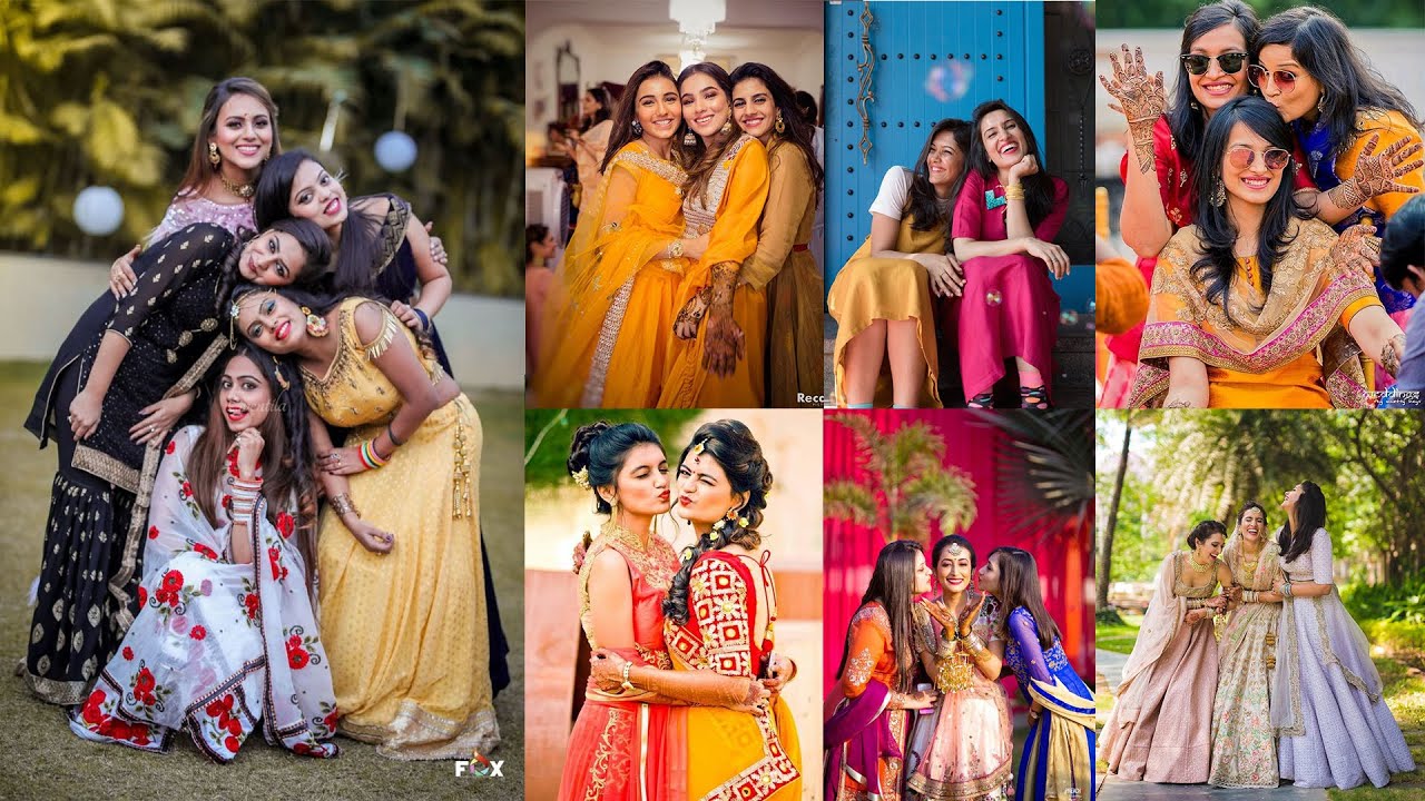 Pin by hinalee vartak on akshaya wedding | Indian wedding photography poses,  Sisters photoshoot poses, Bride photoshoot