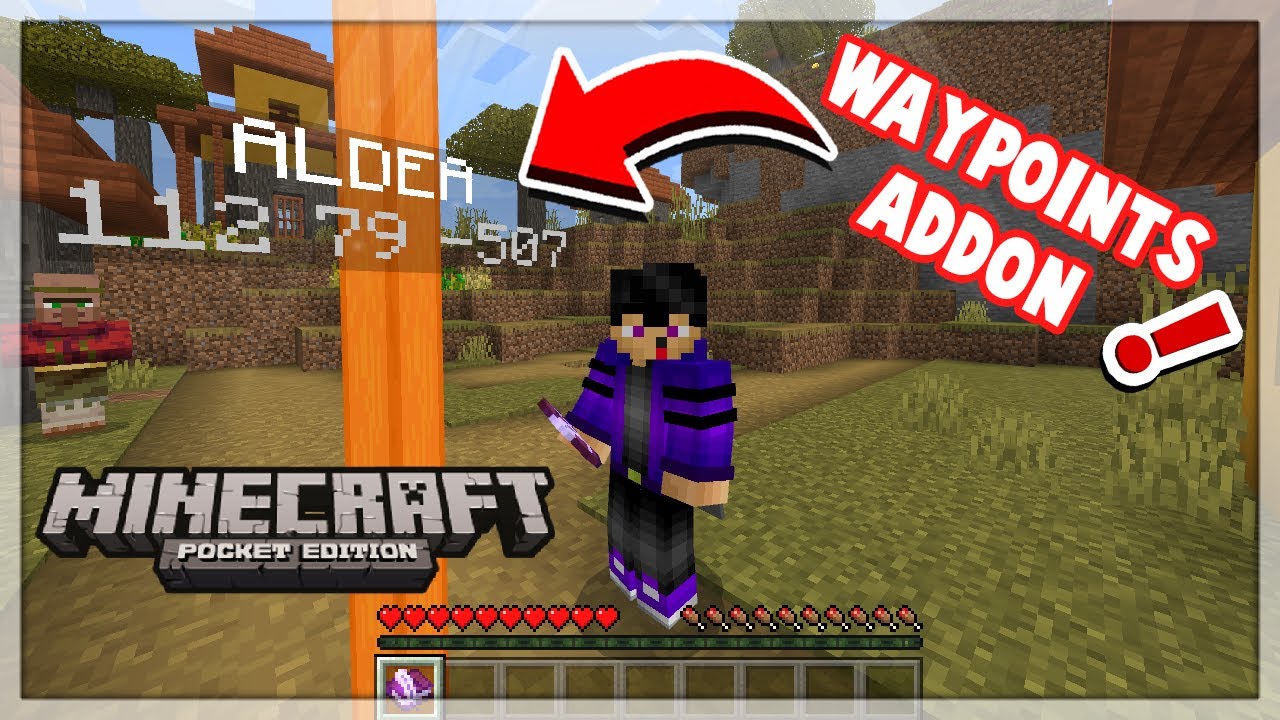 👉WAYPOINTS para MINECRAFT BEDROCK ADDONS PARA MINECRAFT PE 1.17 1.18