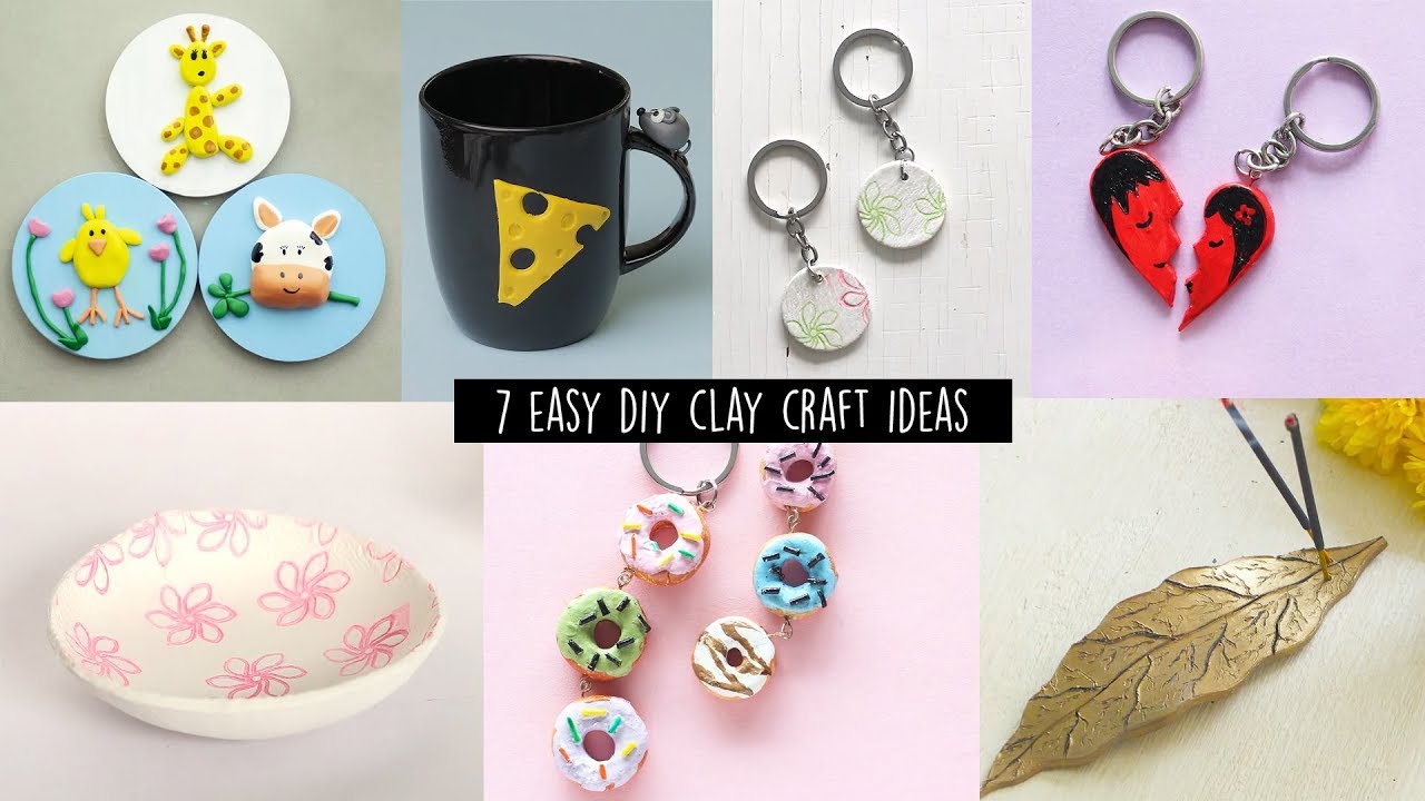 7 Easy DIY Clay Craft Ideas 
