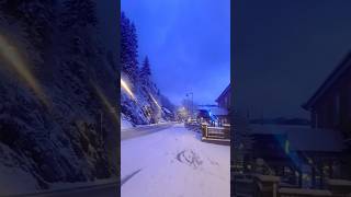 First Day of Snow 2025!#snow #shortsfeed #norway #winter