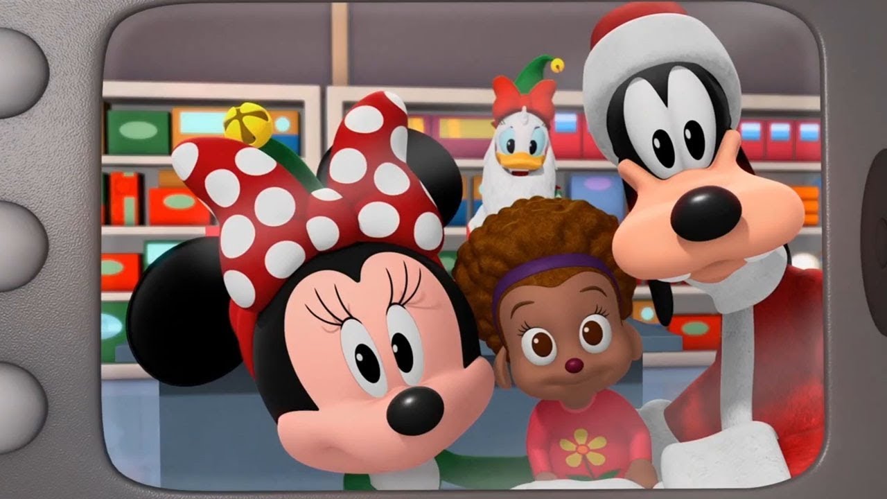 ディズニートラディション グーフィー Santa's Goofy Helper Santa Goofy And Santa Daisy In A Box Happy Helpers Mickey