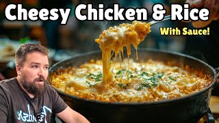 Fast & Easy Cheesy Chicken & Rice | Delicious meal, Feed your family on a budget!