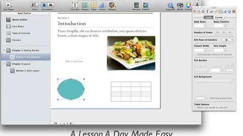 iBooks Author #5   The Toolbar