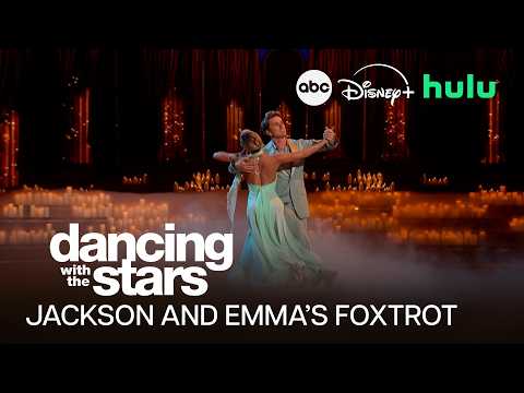 Jackson Olson and Emma Slater Viral Hits Night Foxtrot | Dancing with the Stars