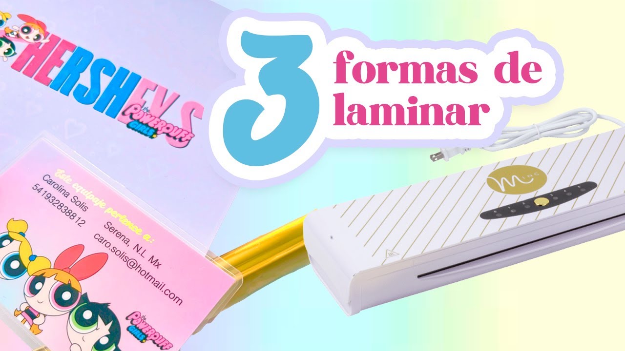 3 formas de laminar con tu MINC | Judilu Craft