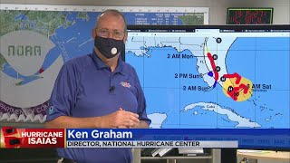 National Hurricane Center On What To Expect From Hurricane Isaias