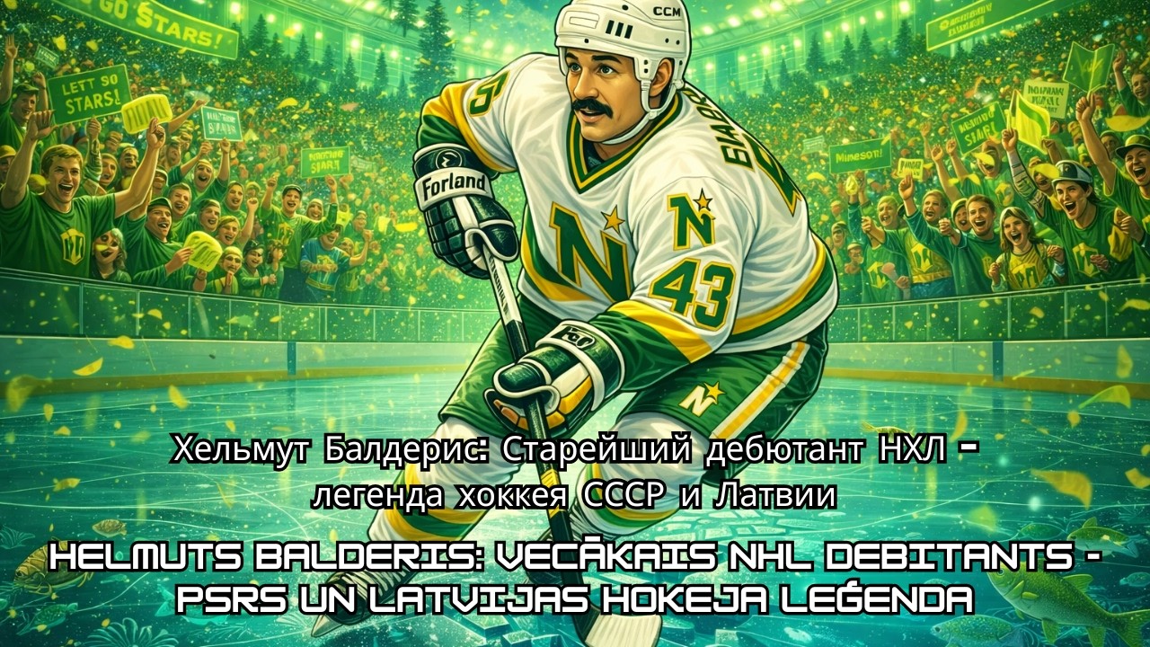 Хельмут Балдерис: Самый возрастной дебютант НХЛ — легенда СССР и латвийского хоккея