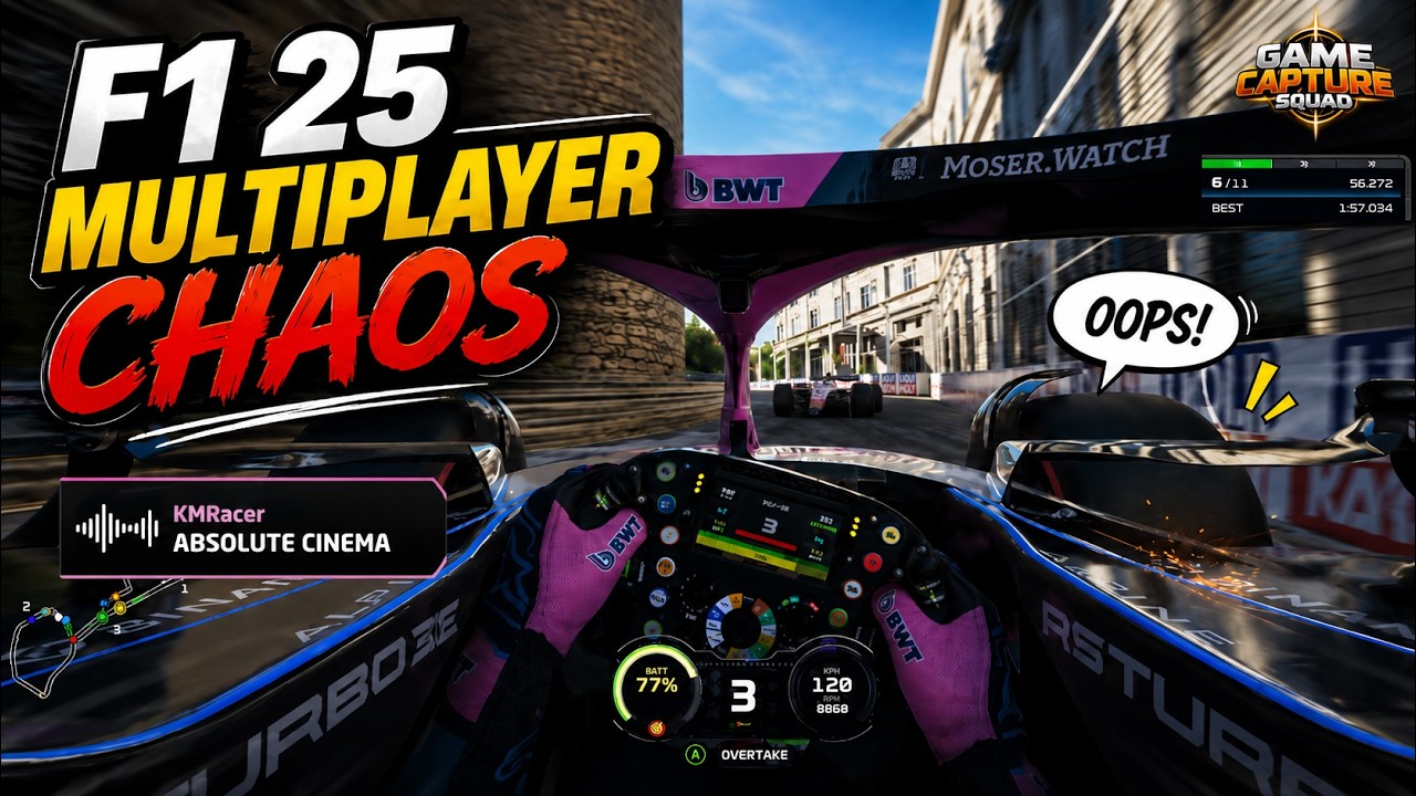 Total Chaos in F1® 25 Multiplayer!