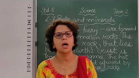 V Science Chapter 7 Rocks And Minerals Part 2