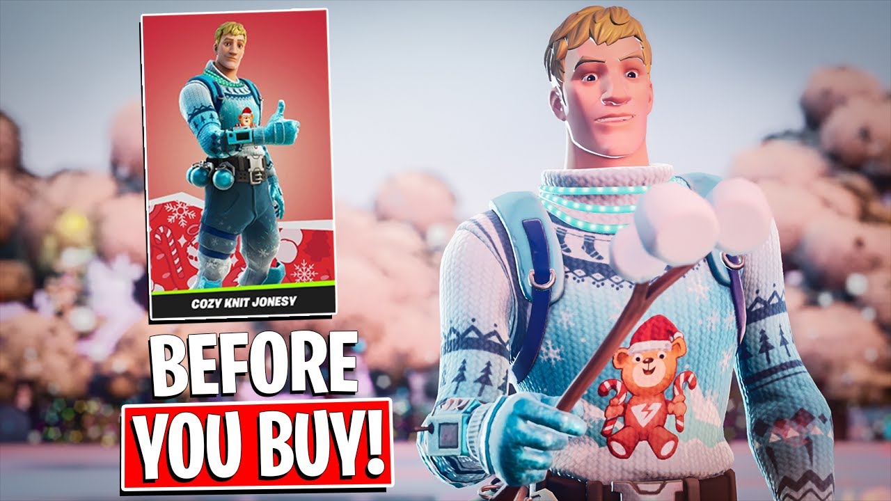 Before You Buy  COZY KNIT JONESY (Fortnite Battle Royale) 