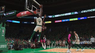 BOSTON CELTICS vs MIAMI HEAT FULL GAME 1 [ NBA 2K24 GAMEPLAY  PS5 4K UHD #nba