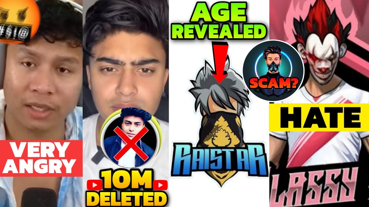 Finnally Raistar Age Revealed 😨 || Tonde Gamer Got Very Angry 🤬 | Baseer Channel Deleted | Classy FF