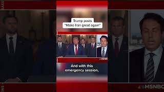 Trump posts 'Make Iran Great Again'