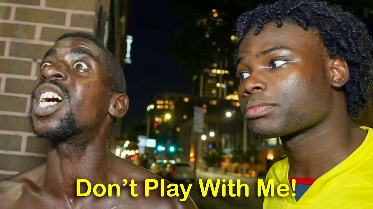 Homeless Man Was Ready to Fight!