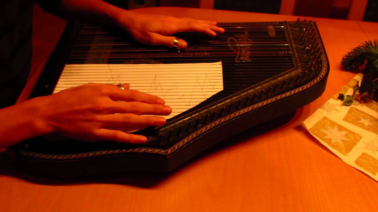 Zither Spielen Zither Spielen