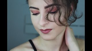 Soft Matte Brown Make Up Look Using Morphe 35N Eyeshadow Palette