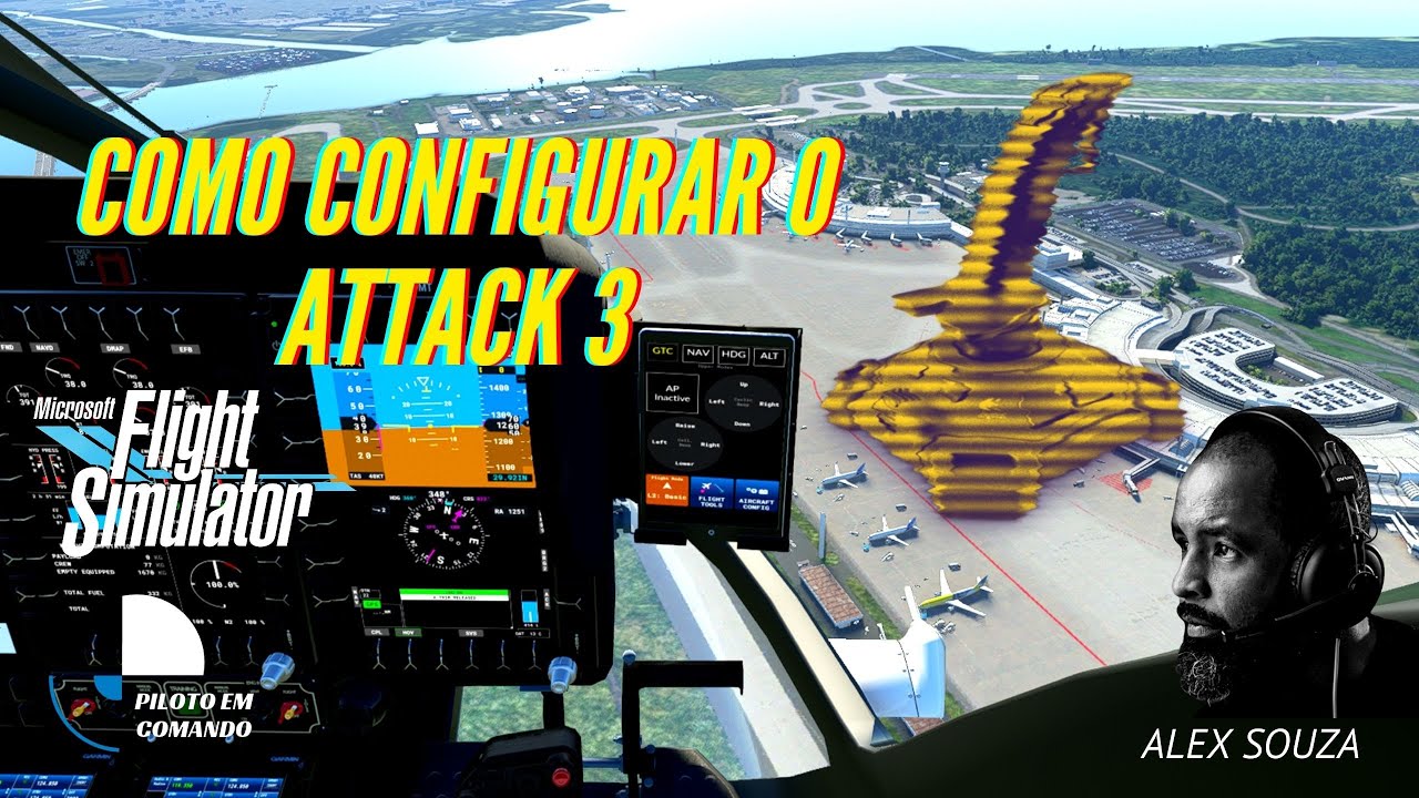 COMO CONFIGURAR LOGITECH ATTACK 3 ? #MS2020 #EUPILOTO - YouTube