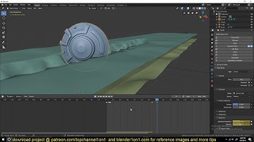 advanced blender physics simulation    crash landing an  alien ship part 2