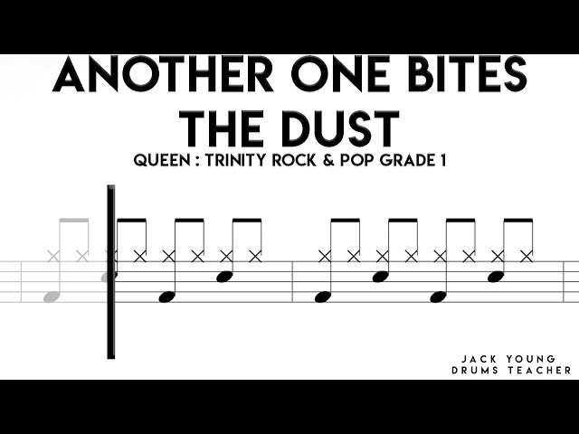Another One Bites The Dust   Trinity Rock & Pop Drums Grade 1 (OLD) class=