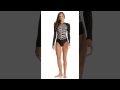 Speedo Women S Long Sleeve One Piece Swimsuit SwimOutlet Com